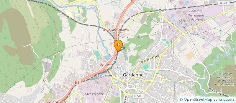 localisation de l'entreprise MONSIEUR CHRISTOPHE ANGELIS à GARDANNE