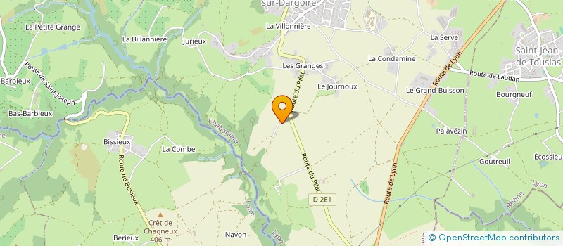 localisation de l'entreprise MONSIEUR CHRISTOPHE ANGENIEUX  CHABANIERE