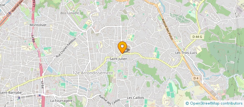 localisation de l'entreprise MONSIEUR CHRISTOPHE ANGOT à MARSEILLE
