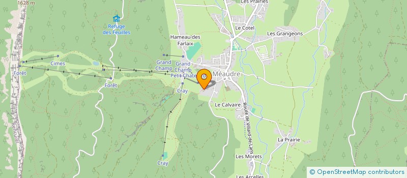 localisation de l'entreprise MONSIEUR CHRISTOPHE ANSEL  AUTRANS-MEAUDRE EN VERCORS