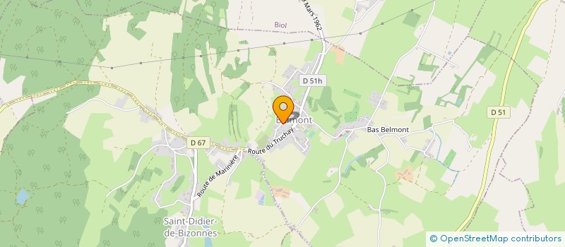 localisation de l'entreprise MONSIEUR CHRISTOPHE ANSELME  BELMONT