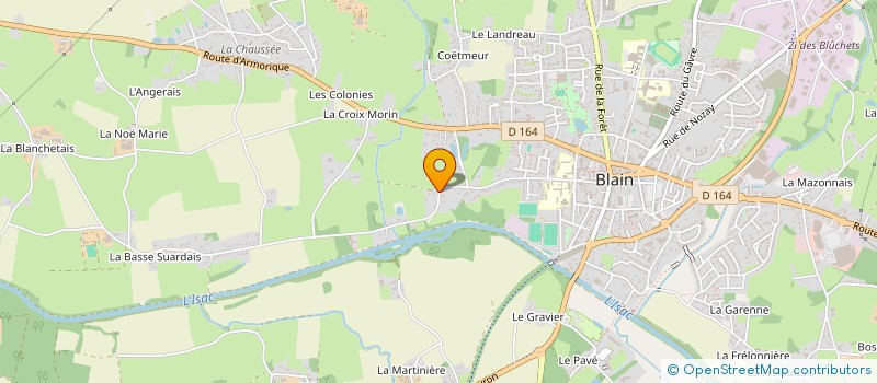 localisation de l'entreprise MONSIEUR CHRISTOPHE ANTHEAUME à BLAIN