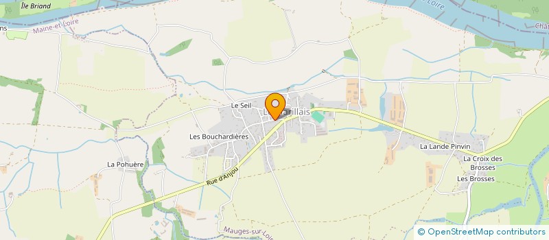 localisation de l'entreprise MONSIEUR CHRISTOPHE ANTIER  MAUGES-SUR-LOIRE