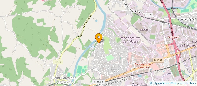 localisation de l'entreprise MONSIEUR CHRISTOPHE ANTUNES  SAINT-PANTALEON-DE-LARCHE