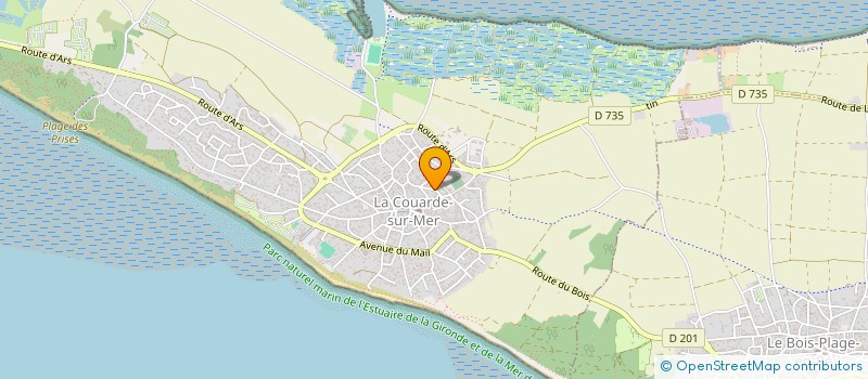 localisation de l'entreprise MONSIEUR CHRISTOPHE AOUACH à LA COUARDE-SUR-MER