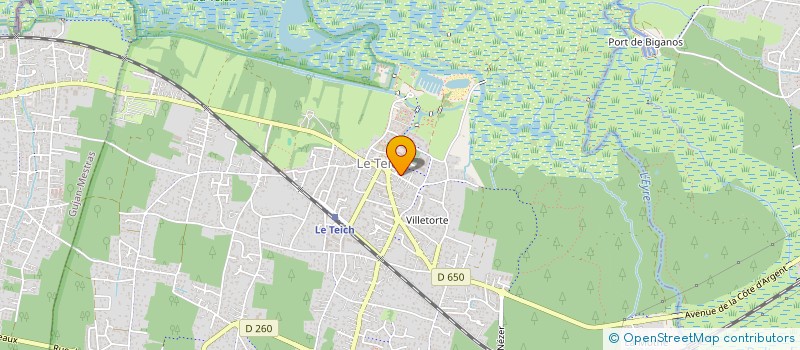 localisation de l'entreprise MONSIEUR CHRISTOPHE APPERT  LE TEICH