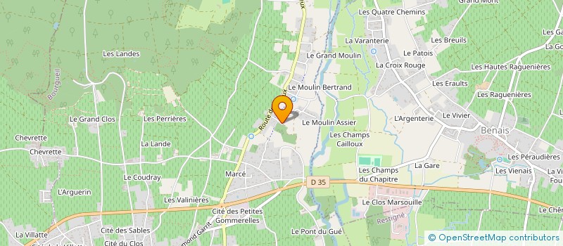 localisation de l'entreprise MONSIEUR CHRISTOPHE APPOLINAIRE à BOURGUEIL