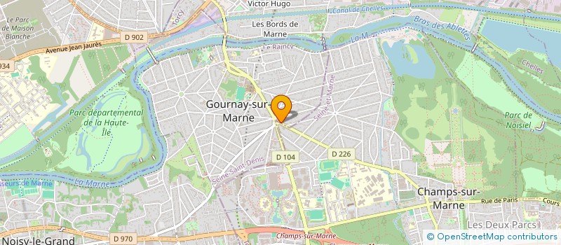 localisation de l'entreprise MONSIEUR CHRISTOPHE ARAK à GOURNAY-SUR-MARNE