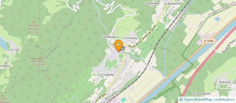 localisation de l'entreprise MONSIEUR CHRISTOPHE ARALDI  CRUET