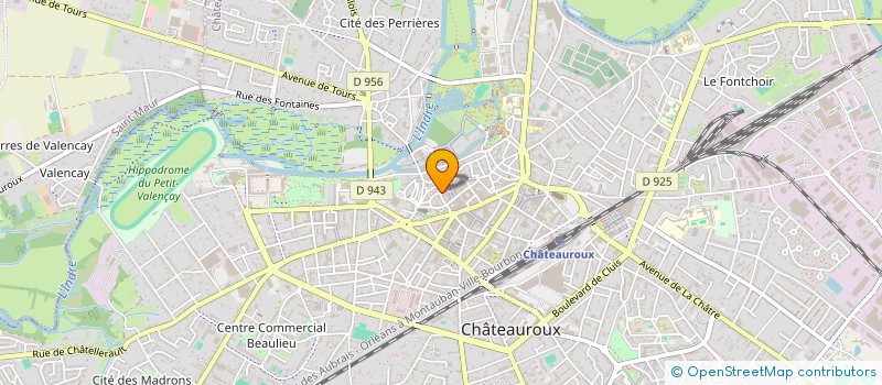 localisation de l'entreprise MONSIEUR CHRISTOPHE ARBONA à CHATEAUROUX