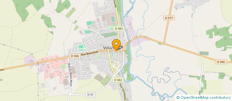 localisation de l'entreprise MONSIEUR CHRISTOPHE ARBONNIER  VOUZIERS