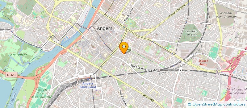 localisation de l'entreprise MONSIEUR CHRISTOPHE ARCHER  ANGERS