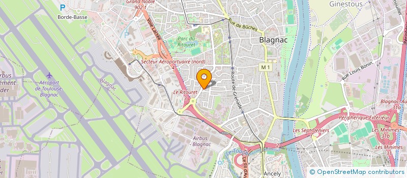 localisation de l'entreprise MONSIEUR CHRISTOPHE ARCIZET à BLAGNAC