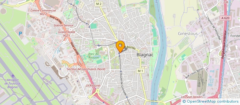 localisation de l'entreprise MONSIEUR CHRISTOPHE ARCOS  BLAGNAC