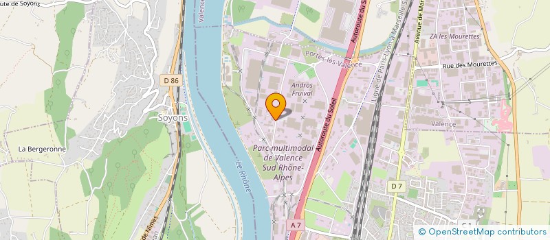 localisation de l'entreprise MONSIEUR CHRISTOPHE ARHANCET  PORTES-LES-VALENCE