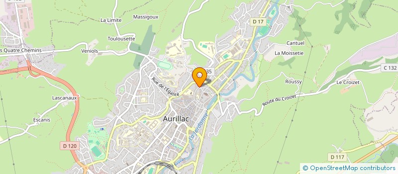 localisation de l'entreprise MONSIEUR CHRISTOPHE ARMANDET à AURILLAC