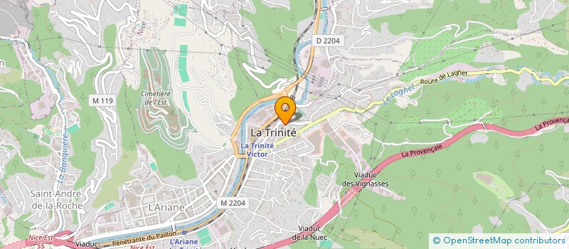 localisation de l'entreprise MONSIEUR CHRISTOPHE ARNAUD  LA TRINITE