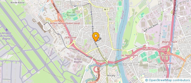 localisation de l'entreprise MONSIEUR CHRISTOPHE ARNAUD  BLAGNAC