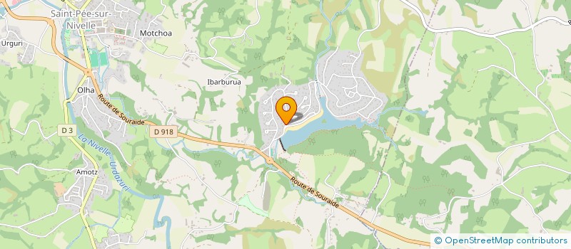 localisation de l'entreprise MONSIEUR CHRISTOPHE AROZTEGUI  SAINT-PEE-SUR-NIVELLE