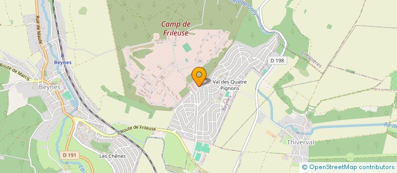 localisation de l'entreprise MONSIEUR CHRISTOPHE ARTHOD  BEYNES