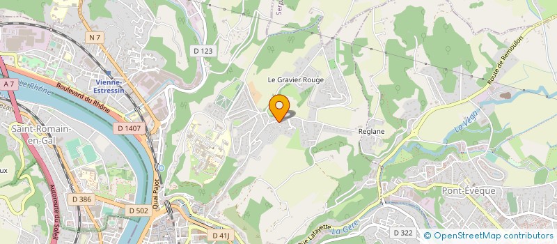 localisation de l'entreprise MONSIEUR CHRISTOPHE ASENSI à VIENNE