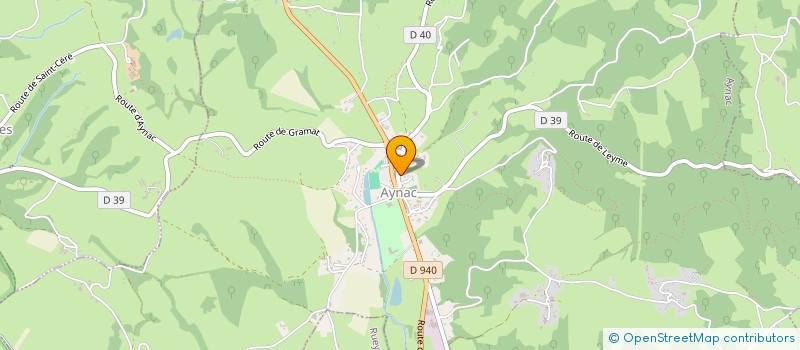 localisation de l'entreprise MONSIEUR CHRISTOPHE ASFAUX  AYNAC