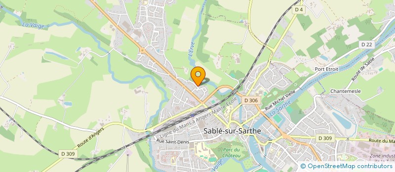 localisation de l'entreprise MONSIEUR CHRISTOPHE ASSELIN  SABLE-SUR-SARTHE