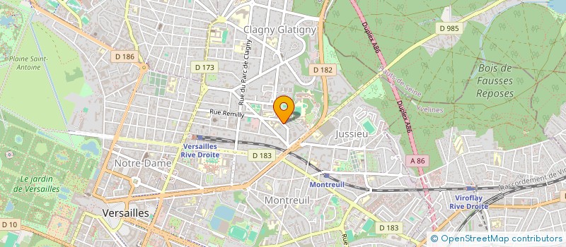 localisation de l'entreprise MONSIEUR CHRISTOPHE ASSUNCAO à VERSAILLES