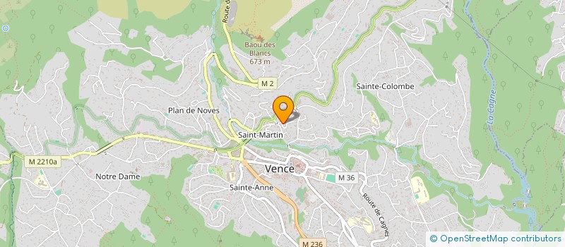 localisation de l'entreprise MONSIEUR CHRISTOPHE ASTRI  VENCE