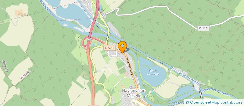 localisation de l'entreprise MONSIEUR CHRISTOPHE ATACAN  FLAVIGNY-SUR-MOSELLE