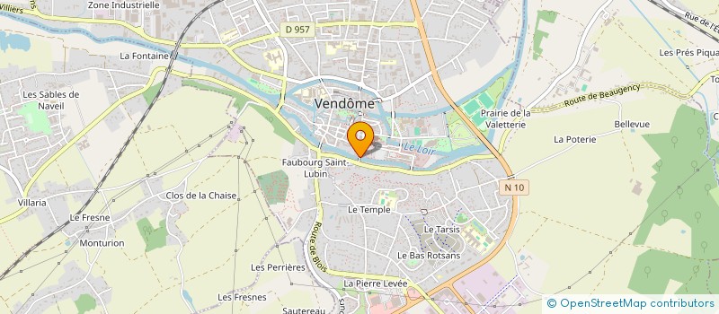 localisation de l'entreprise MONSIEUR CHRISTOPHE ATRY  VENDOME