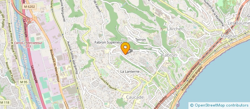 localisation de l'entreprise MONSIEUR CHRISTOPHE ATTIA à NICE