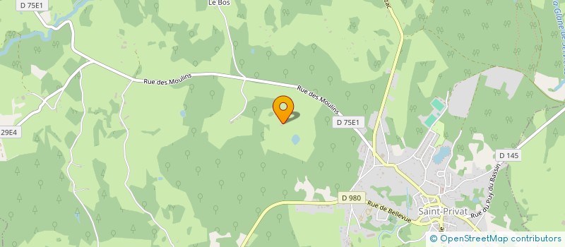 localisation de l'entreprise MONSIEUR CHRISTOPHE AUBERT  SAINT-PRIVAT