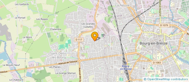 localisation de l'entreprise MONSIEUR CHRISTOPHE AUBERT  SAINT-DENIS-LES-BOURG