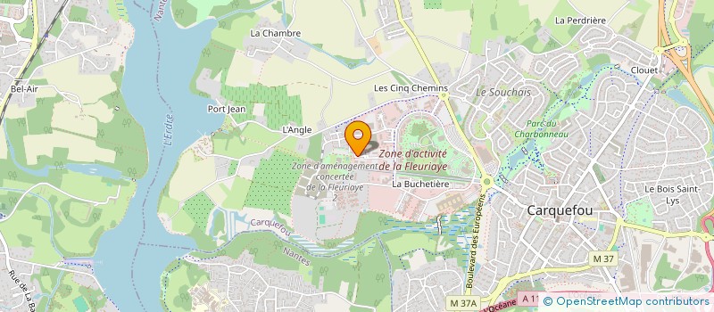 localisation de l'entreprise MONSIEUR CHRISTOPHE AUBINEAU à CARQUEFOU