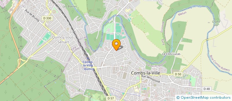 localisation de l'entreprise MONSIEUR CHRISTOPHE AUBRET  COMBS-LA-VILLE