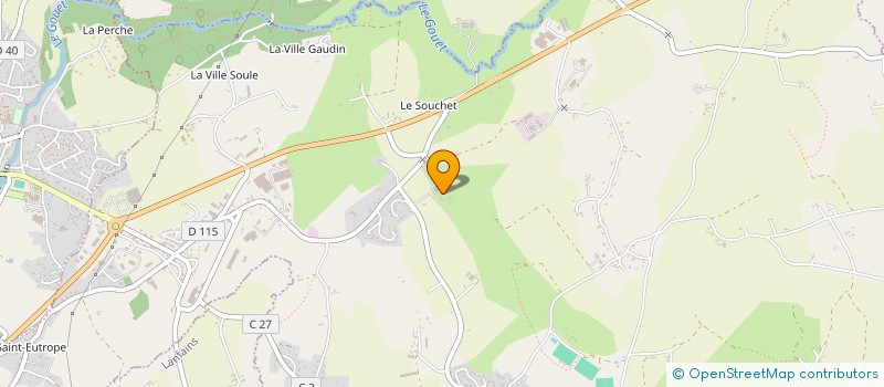 localisation de l'entreprise MONSIEUR CHRISTOPHE AUBRY  SAINT-BRANDAN