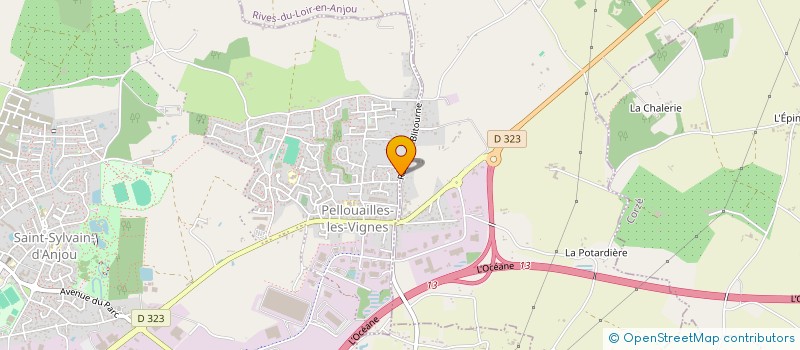 localisation de l'entreprise MONSIEUR CHRISTOPHE AUBRY  VERRIERES-EN-ANJOU