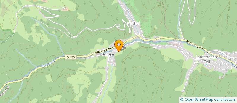 localisation de l'entreprise MONSIEUR CHRISTOPHE AUDEBEAU  LAUTENBACHZELL