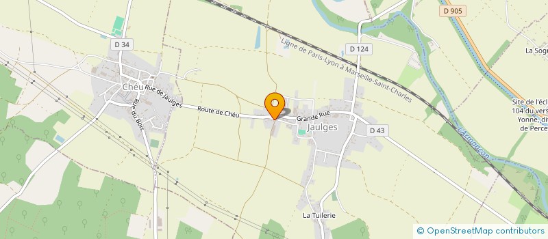 localisation de l'entreprise MONSIEUR CHRISTOPHE AUDIGE  BUTTEAUX