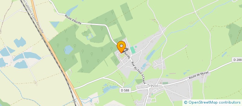 localisation de l'entreprise MONSIEUR CHRISTOPHE AUDIN  TREVOL