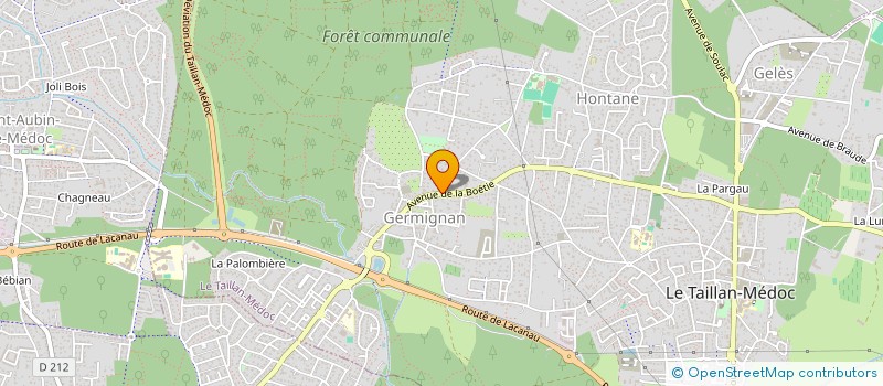 localisation de l'entreprise MONSIEUR CHRISTOPHE AUDINEAU  LE TAILLAN-MEDOC