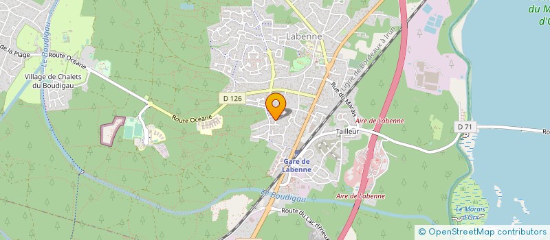 localisation de l'entreprise MONSIEUR CHRISTOPHE AUDOUIT à LABENNE