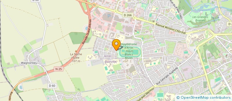 localisation de l'entreprise MONSIEUR CHRISTOPHE AUDREN à ARRAS