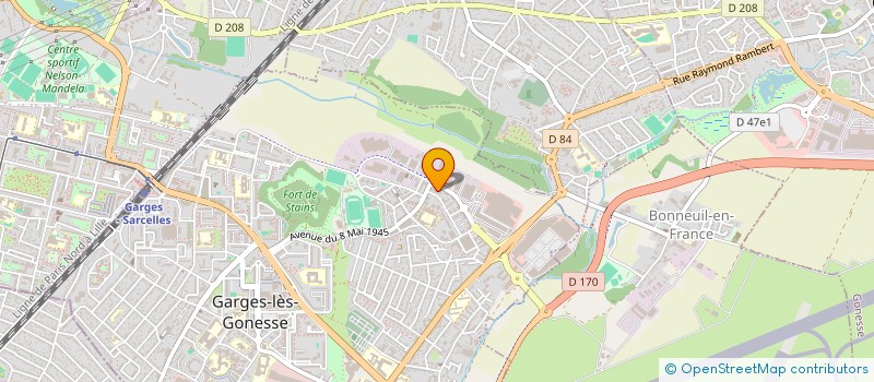 localisation de l'entreprise MONSIEUR CHRISTOPHE AUFFRET à GARGES-LES-GONESSE