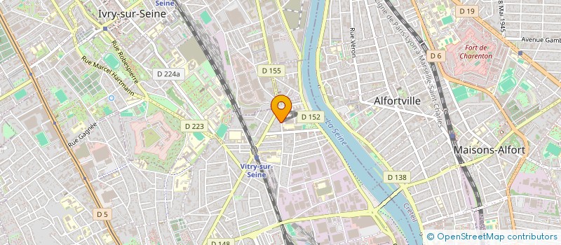 localisation de l'entreprise MONSIEUR CHRISTOPHE AUGER  VITRY-SUR-SEINE