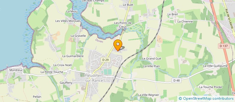 localisation de l'entreprise MONSIEUR CHRISTOPHE AUGUIN à PLEUDIHEN-SUR-RANCE