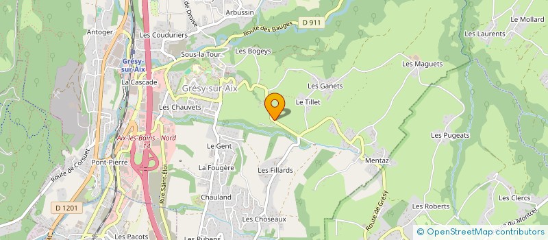 localisation de l'entreprise MONSIEUR CHRISTOPHE AUNEAU à PUGNY-CHATENOD