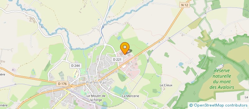 localisation de l'entreprise MONSIEUR CHRISTOPHE AUREGAN  PRE-EN-PAIL-SAINT-SAMSON