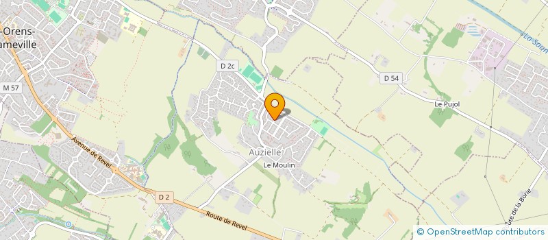 localisation de l'entreprise MONSIEUR CHRISTOPHE AUREL  AUZIELLE